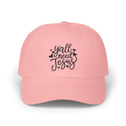 Dad Cap — “Y'all Need Jesus” Embroidered Christian Baseball Hat