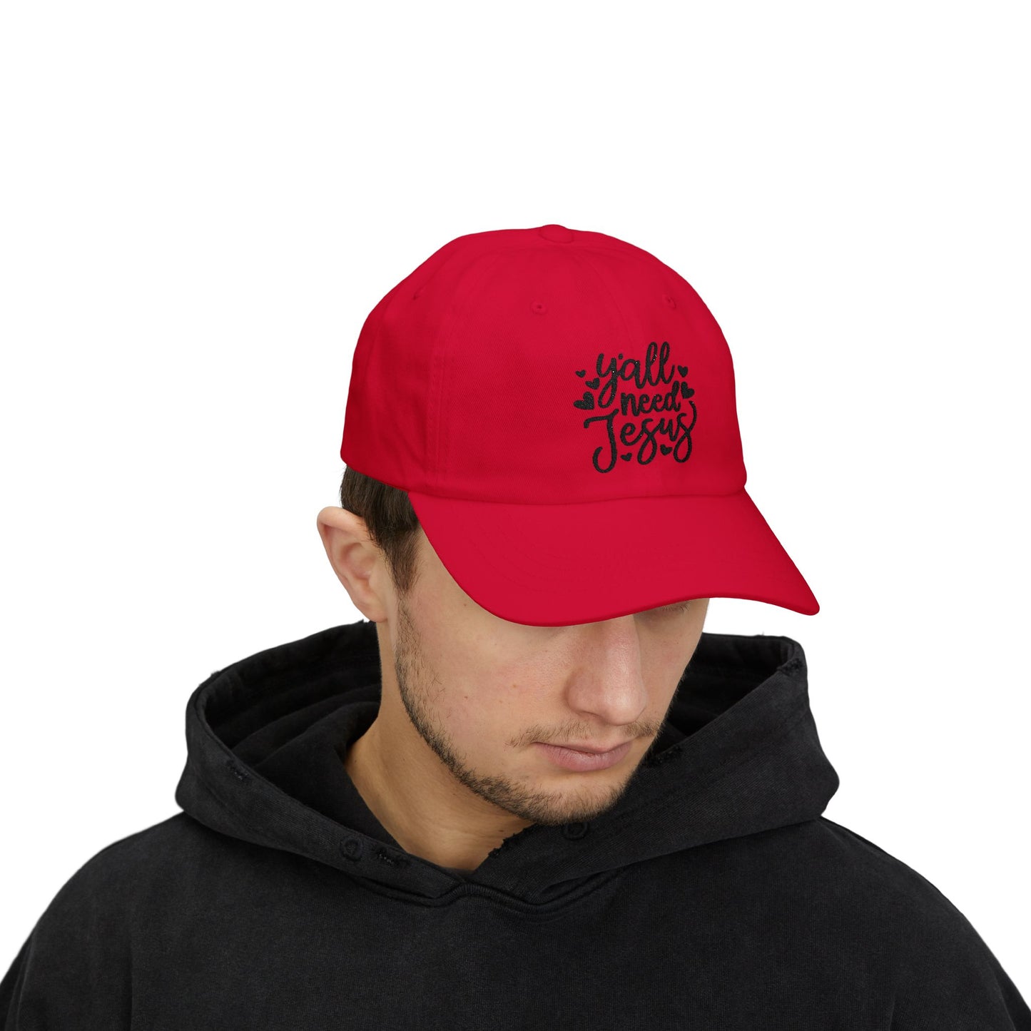 Dad Cap — “Y'all Need Jesus” Embroidered Christian Baseball Hat