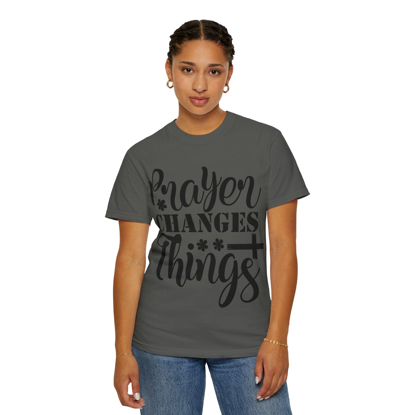 Prayer Changes Things T-Shirt — Christian Faith Graphic Tee