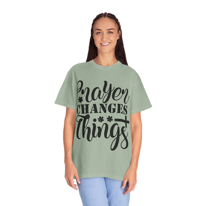 Prayer Changes Things T-Shirt — Christian Faith Graphic Tee