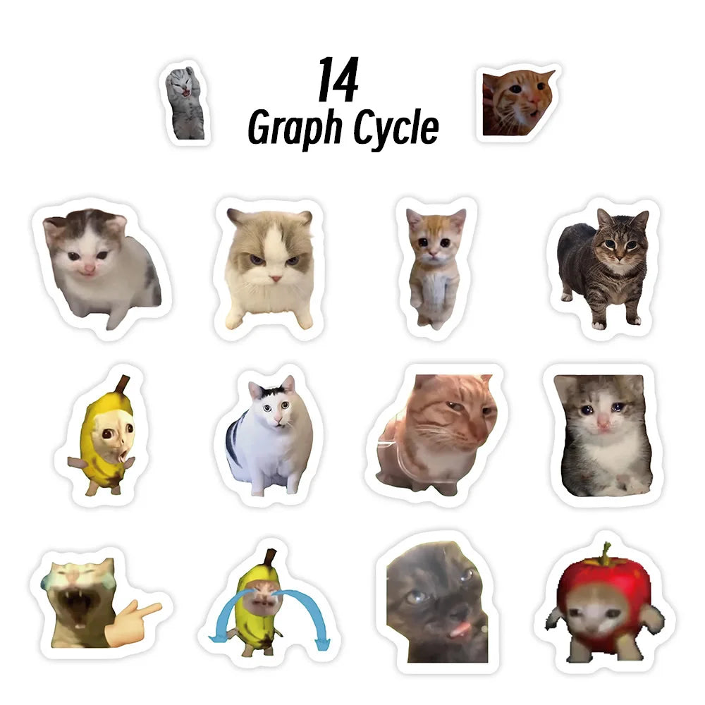 Cute Cat Stickers Collection