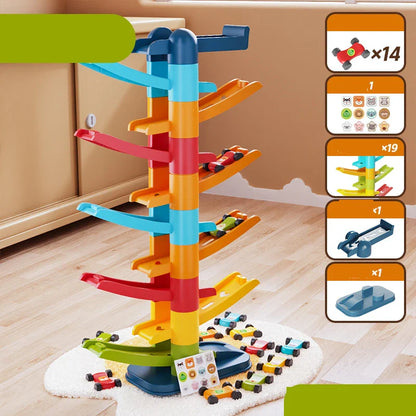 Colorful Kids Racing Adventure