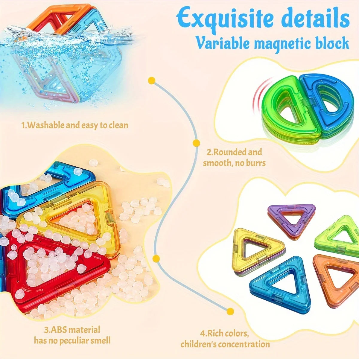 Colorful Magnetic Building Blocks