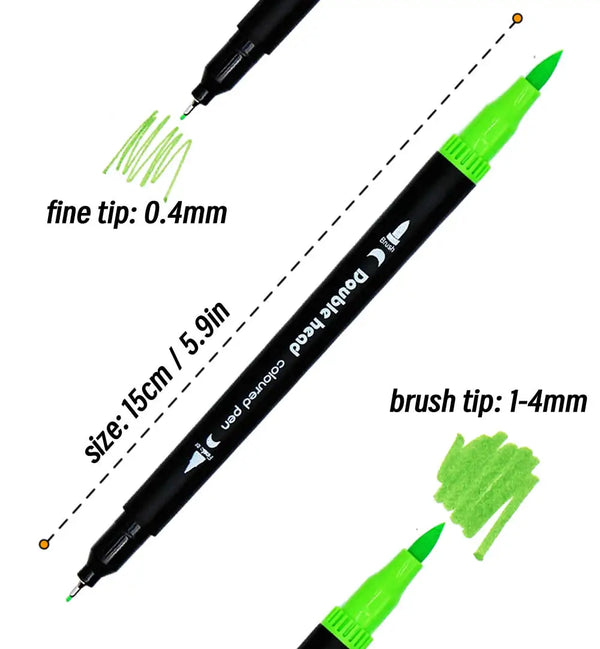 Rainbow Brush Pen Set