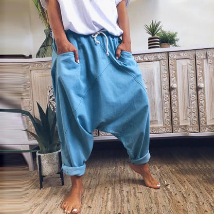 Vintage Comfort Cotton Pants