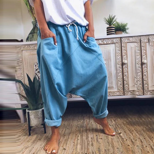Vintage Comfort Cotton Pants